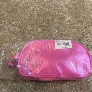 Never used Swarovski Crystal Pink Cosmetic Bag Original Packing